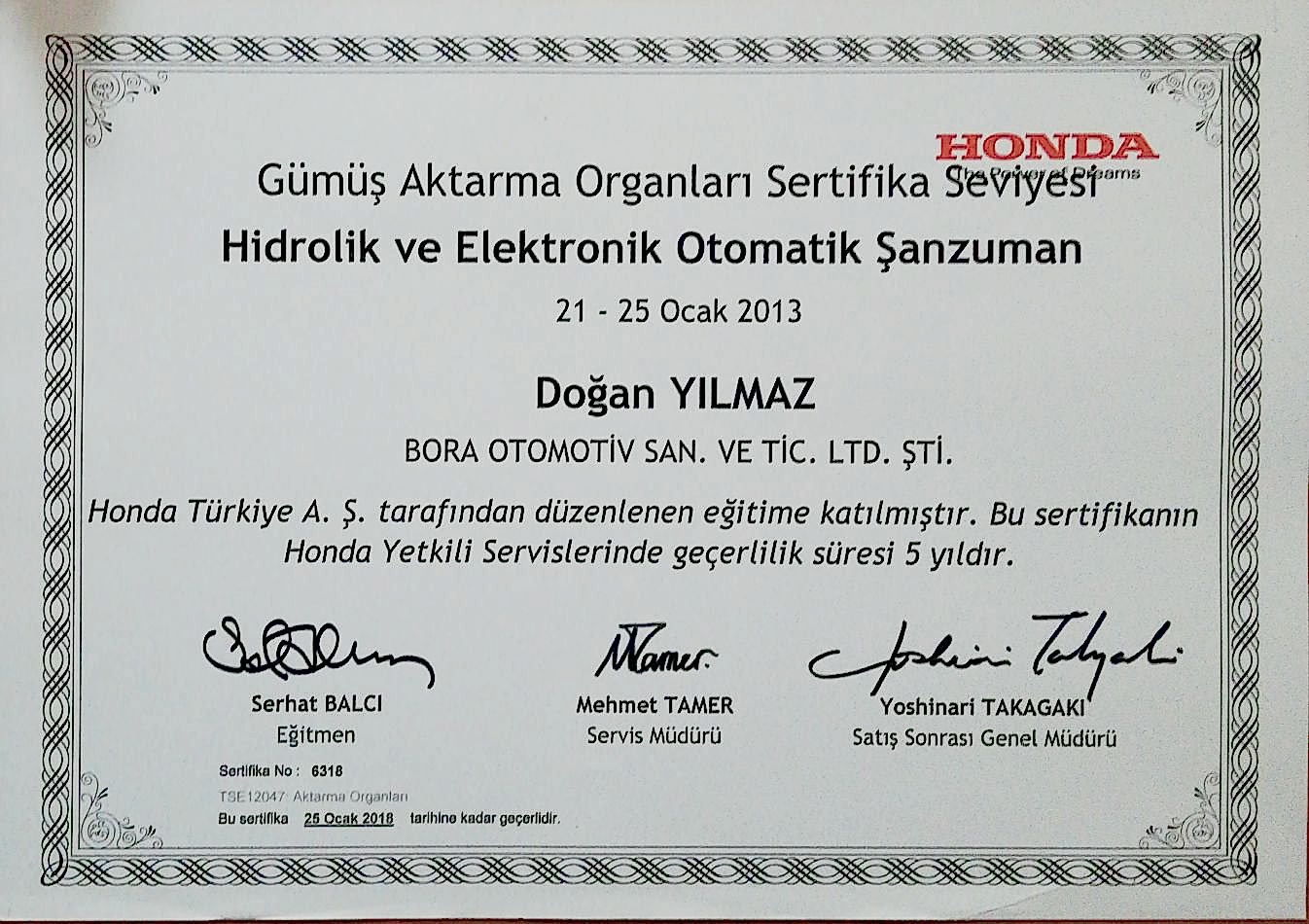 honda-sertifika